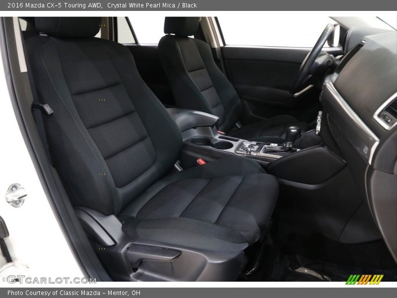 Crystal White Pearl Mica / Black 2016 Mazda CX-5 Touring AWD