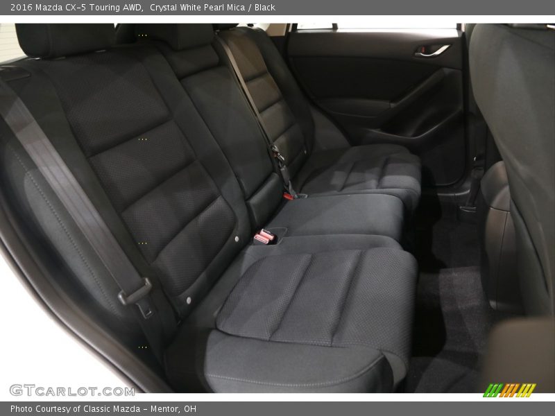 Crystal White Pearl Mica / Black 2016 Mazda CX-5 Touring AWD