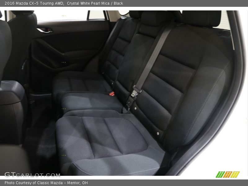 Crystal White Pearl Mica / Black 2016 Mazda CX-5 Touring AWD