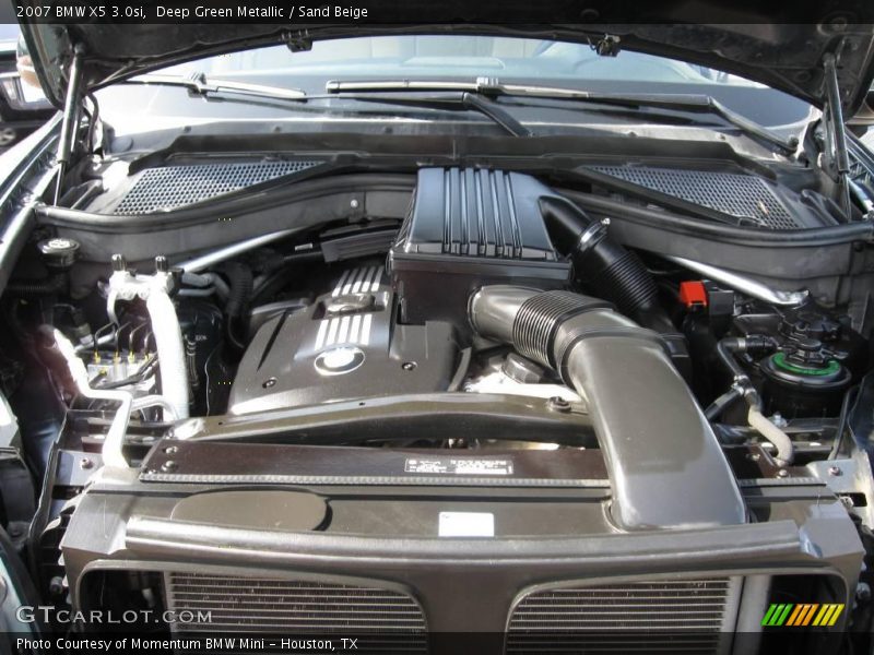 Deep Green Metallic / Sand Beige 2007 BMW X5 3.0si