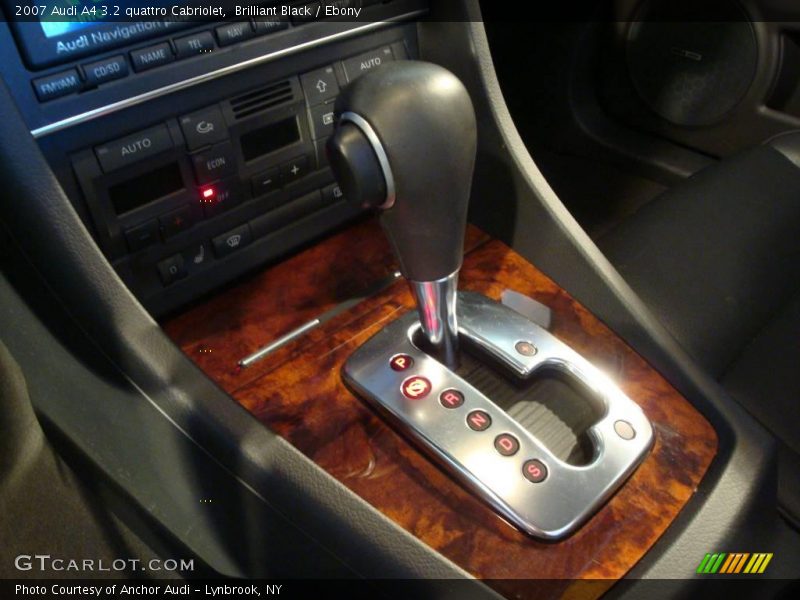 Brilliant Black / Ebony 2007 Audi A4 3.2 quattro Cabriolet