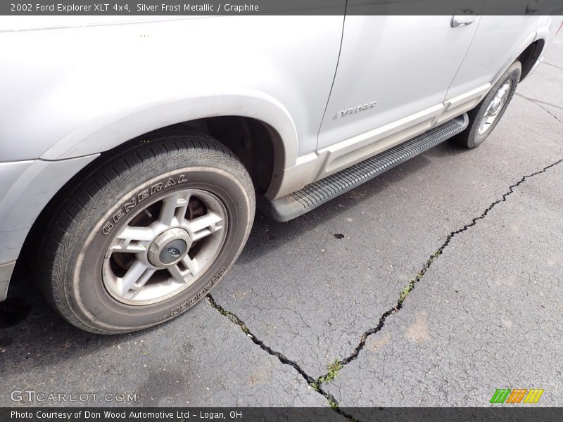 Silver Frost Metallic / Graphite 2002 Ford Explorer XLT 4x4