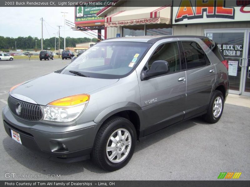 Light Spiral Gray Metallic / Gray 2003 Buick Rendezvous CX