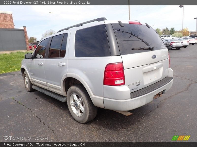 Silver Frost Metallic / Graphite 2002 Ford Explorer XLT 4x4