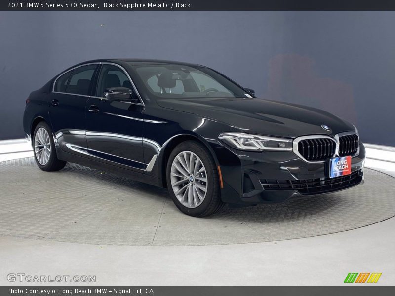 Black Sapphire Metallic / Black 2021 BMW 5 Series 530i Sedan