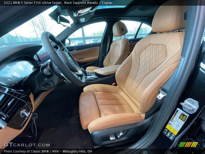  2021 5 Series 530i xDrive Sedan Cognac Interior