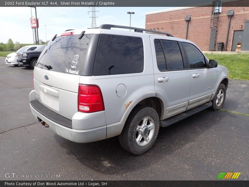 Silver Frost Metallic / Graphite 2002 Ford Explorer XLT 4x4