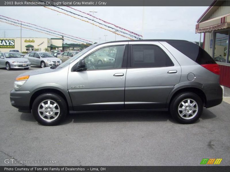 Light Spiral Gray Metallic / Gray 2003 Buick Rendezvous CX