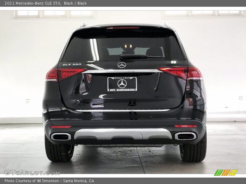 Black / Black 2021 Mercedes-Benz GLE 350