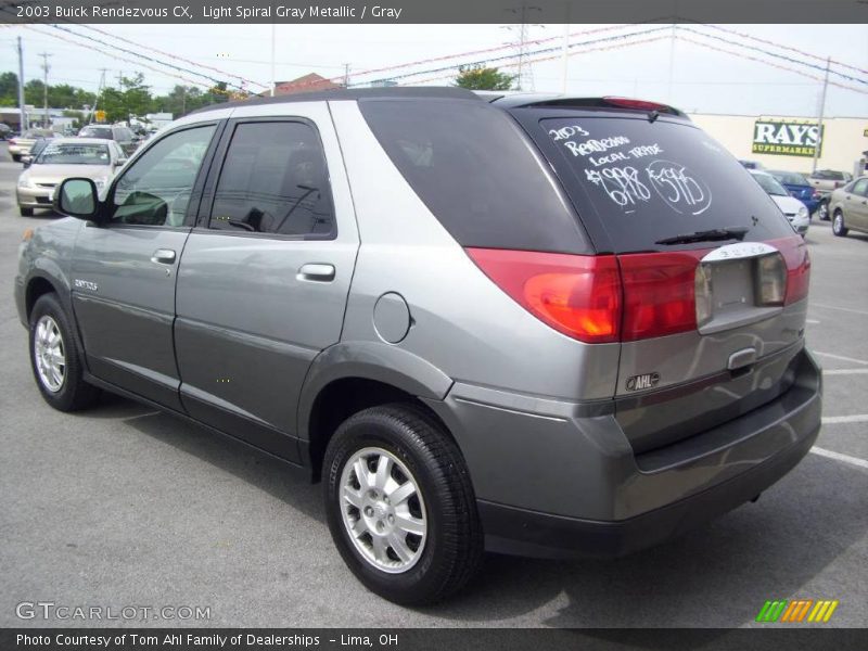 Light Spiral Gray Metallic / Gray 2003 Buick Rendezvous CX
