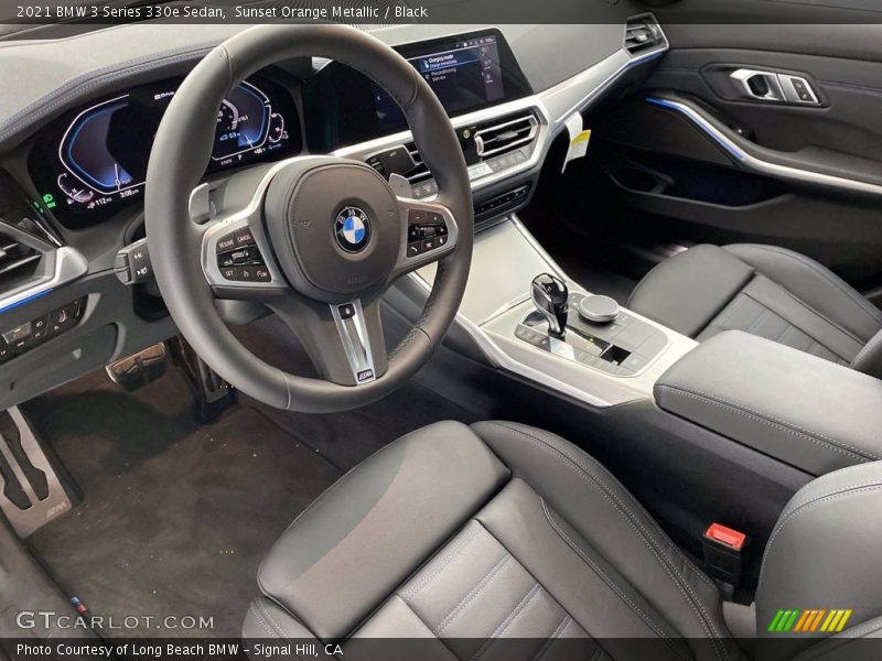  2021 3 Series 330e Sedan Black Interior
