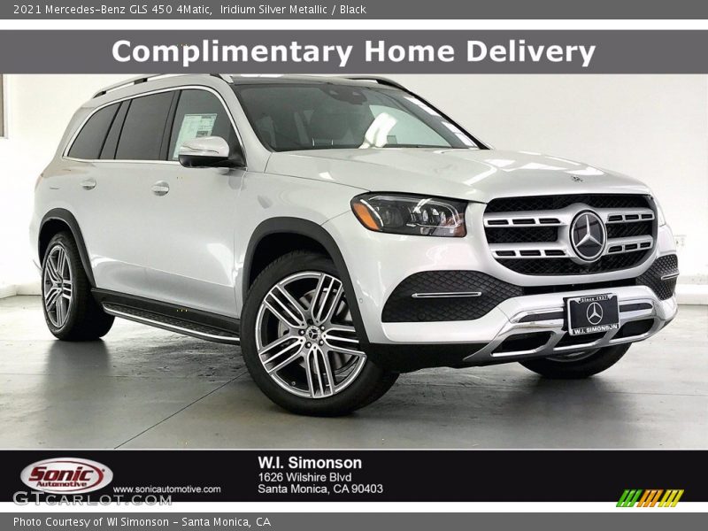 Iridium Silver Metallic / Black 2021 Mercedes-Benz GLS 450 4Matic
