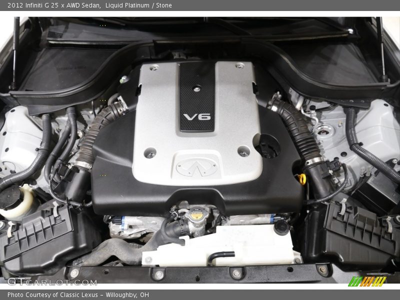  2012 G 25 x AWD Sedan Engine - 2.5 Liter DOHC 24-Valve CVTCS V6