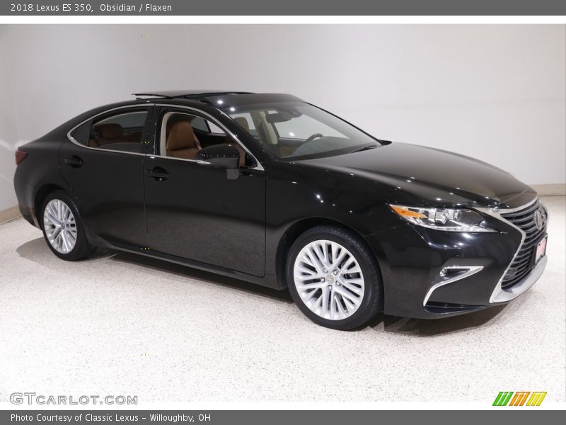 Obsidian / Flaxen 2018 Lexus ES 350