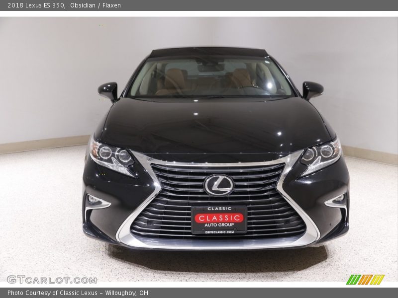 Obsidian / Flaxen 2018 Lexus ES 350