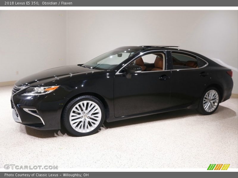 Obsidian / Flaxen 2018 Lexus ES 350