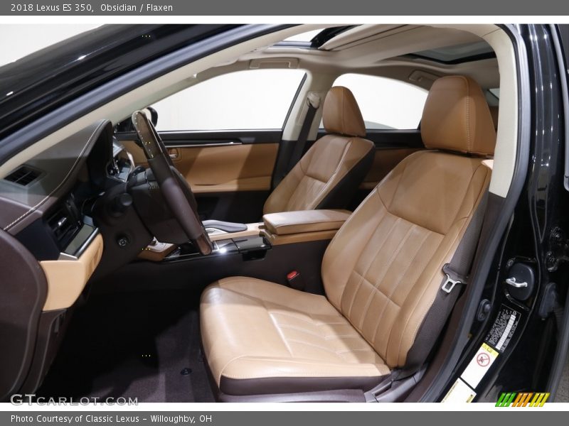 Obsidian / Flaxen 2018 Lexus ES 350