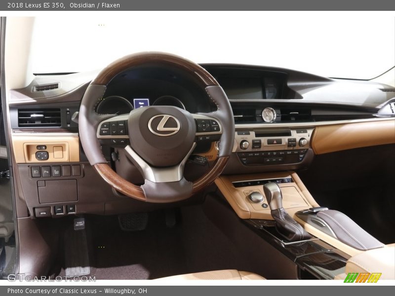 Obsidian / Flaxen 2018 Lexus ES 350