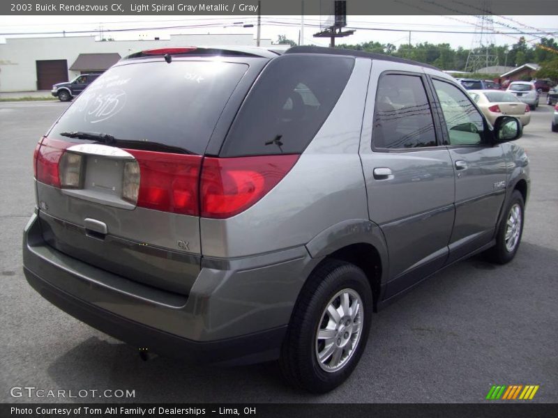 Light Spiral Gray Metallic / Gray 2003 Buick Rendezvous CX