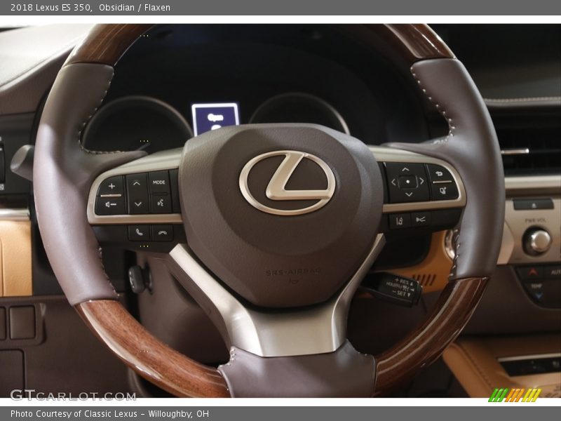 Obsidian / Flaxen 2018 Lexus ES 350