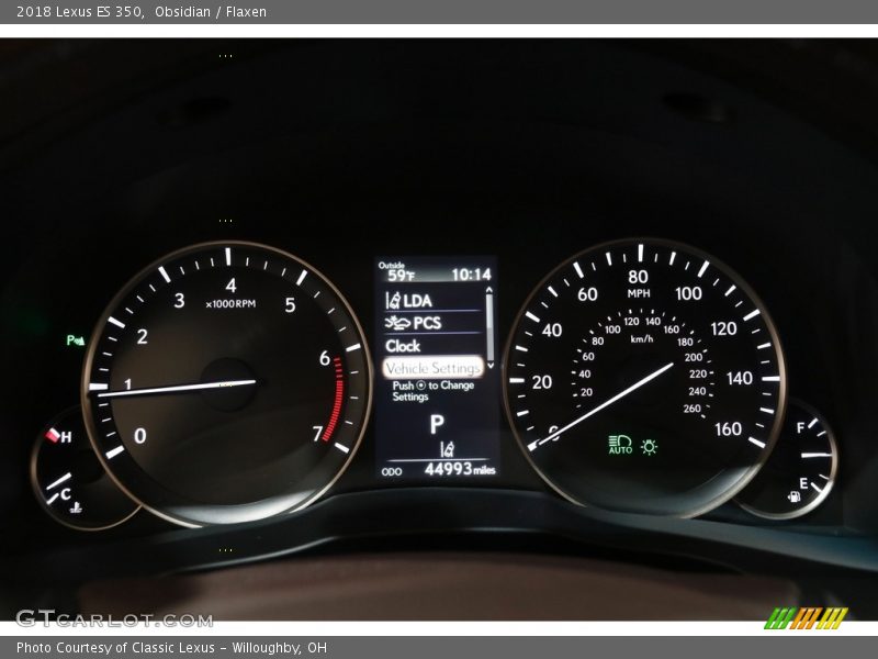 Obsidian / Flaxen 2018 Lexus ES 350