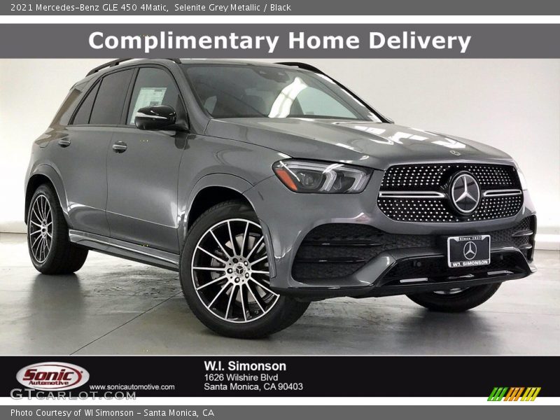 Selenite Grey Metallic / Black 2021 Mercedes-Benz GLE 450 4Matic