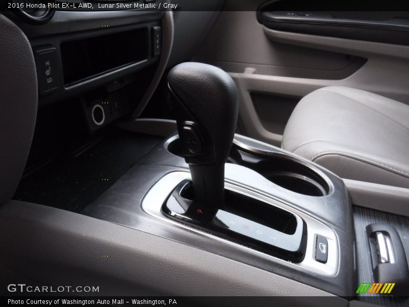 Lunar Silver Metallic / Gray 2016 Honda Pilot EX-L AWD