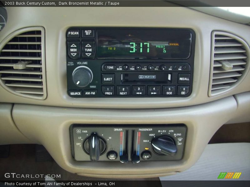 Dark Bronzemist Metallic / Taupe 2003 Buick Century Custom