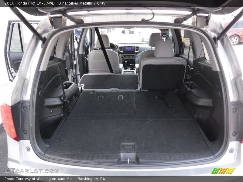 Lunar Silver Metallic / Gray 2016 Honda Pilot EX-L AWD