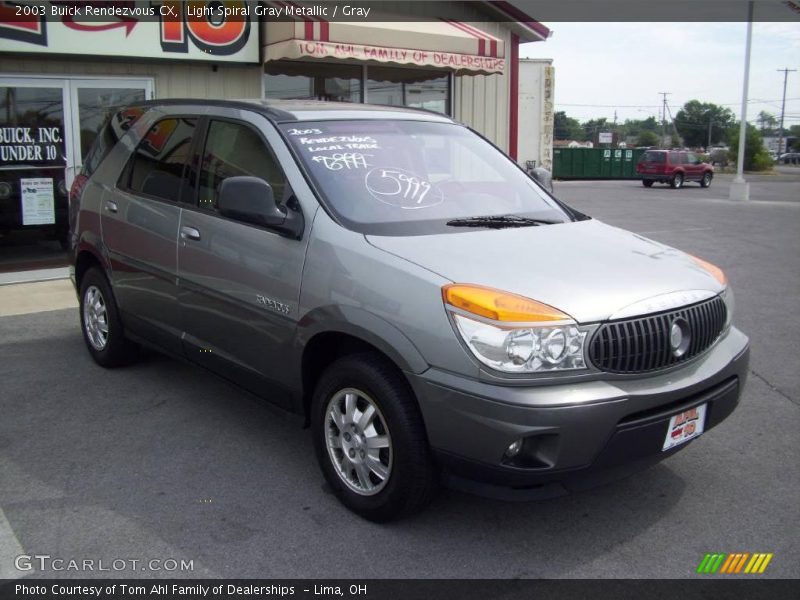 Light Spiral Gray Metallic / Gray 2003 Buick Rendezvous CX