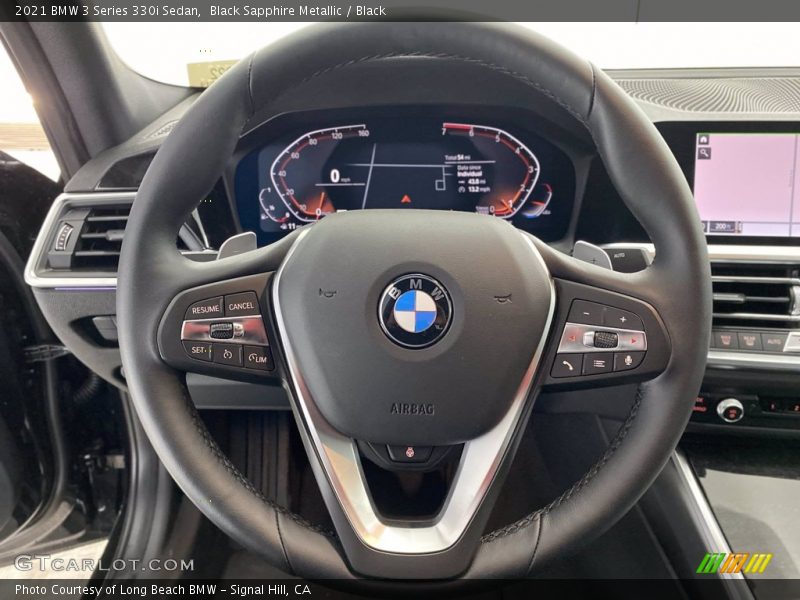 Black Sapphire Metallic / Black 2021 BMW 3 Series 330i Sedan