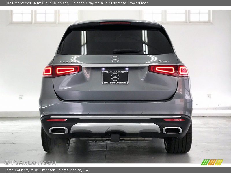 Selenite Gray Metallic / Espresso Brown/Black 2021 Mercedes-Benz GLS 450 4Matic