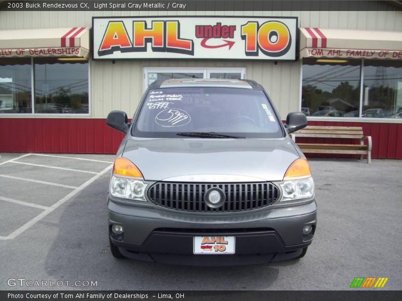 Light Spiral Gray Metallic / Gray 2003 Buick Rendezvous CX