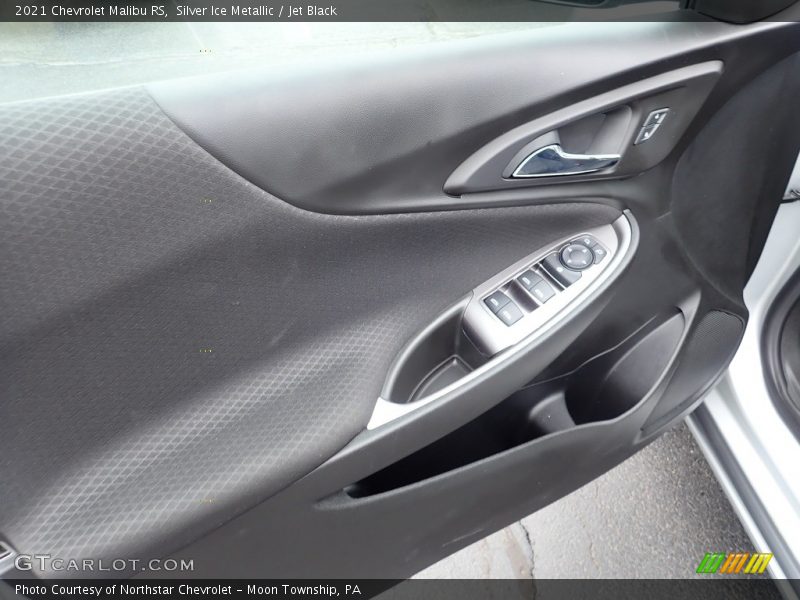 Silver Ice Metallic / Jet Black 2021 Chevrolet Malibu RS