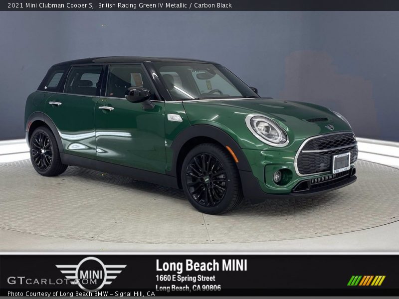 British Racing Green IV Metallic / Carbon Black 2021 Mini Clubman Cooper S
