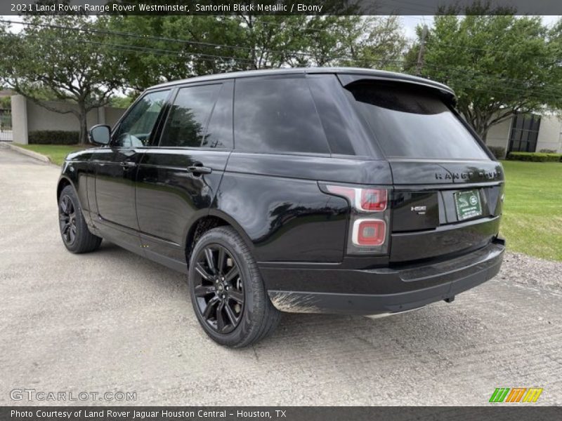 Santorini Black Metallic / Ebony 2021 Land Rover Range Rover Westminster