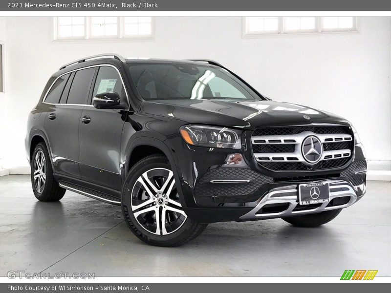 Black / Black 2021 Mercedes-Benz GLS 450 4Matic