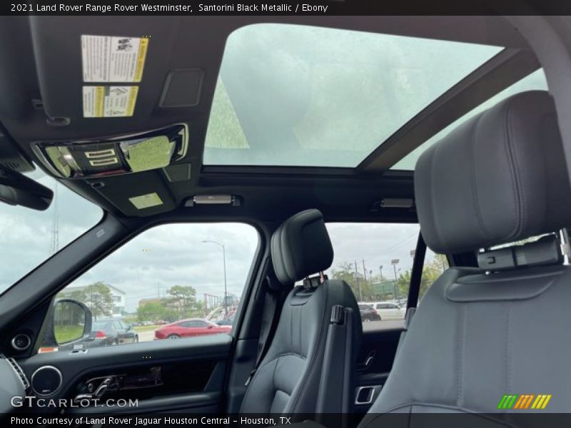 Santorini Black Metallic / Ebony 2021 Land Rover Range Rover Westminster