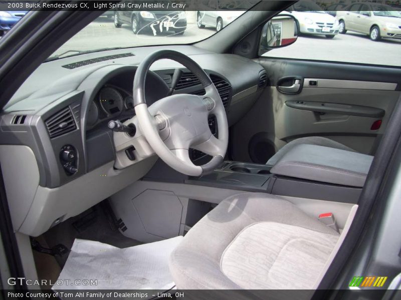 Light Spiral Gray Metallic / Gray 2003 Buick Rendezvous CX
