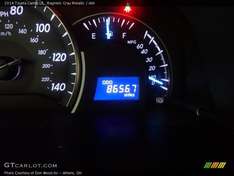 Magnetic Gray Metallic / Ash 2014 Toyota Camry LE