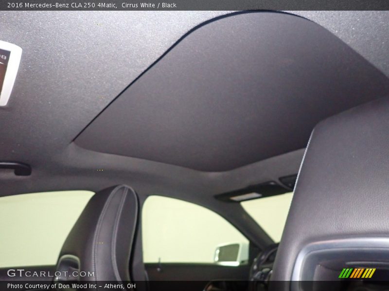 Cirrus White / Black 2016 Mercedes-Benz CLA 250 4Matic