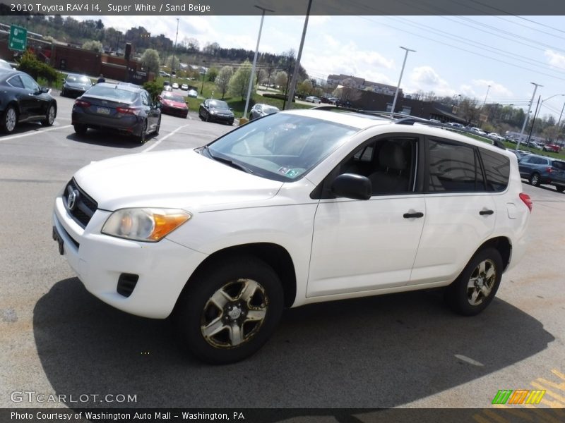 Super White / Sand Beige 2010 Toyota RAV4 I4