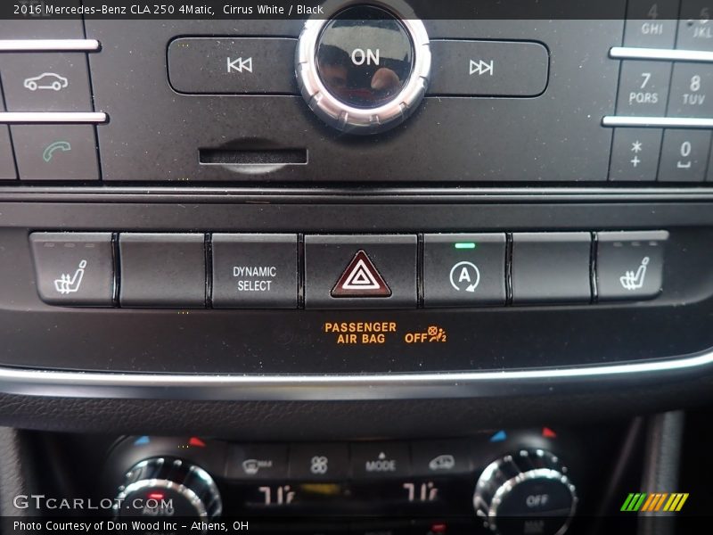 Cirrus White / Black 2016 Mercedes-Benz CLA 250 4Matic