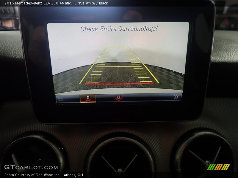 Cirrus White / Black 2016 Mercedes-Benz CLA 250 4Matic