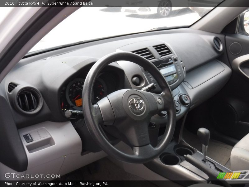 Super White / Sand Beige 2010 Toyota RAV4 I4