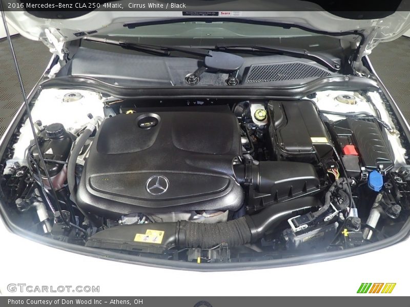 Cirrus White / Black 2016 Mercedes-Benz CLA 250 4Matic