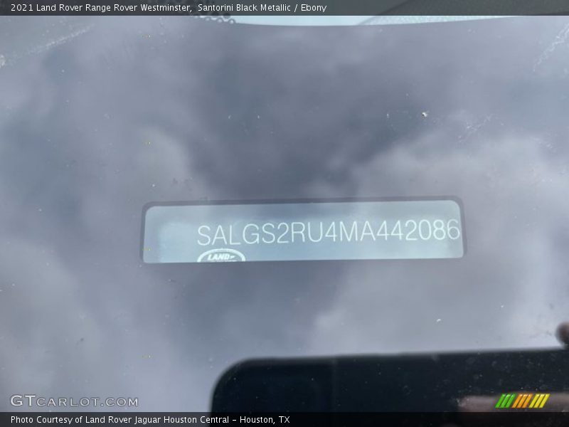 Santorini Black Metallic / Ebony 2021 Land Rover Range Rover Westminster