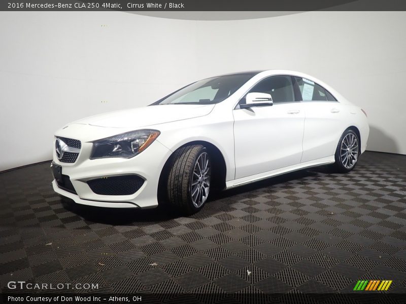 Cirrus White / Black 2016 Mercedes-Benz CLA 250 4Matic