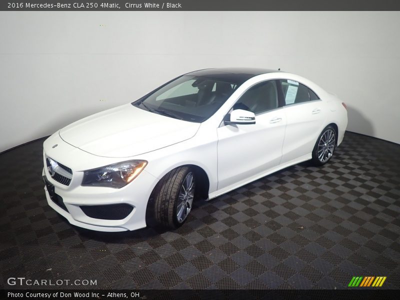Cirrus White / Black 2016 Mercedes-Benz CLA 250 4Matic