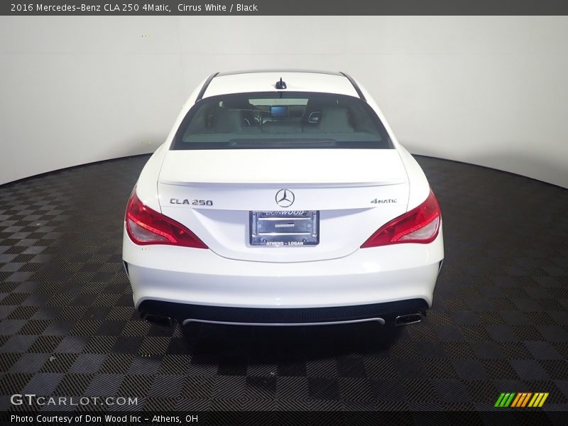 Cirrus White / Black 2016 Mercedes-Benz CLA 250 4Matic